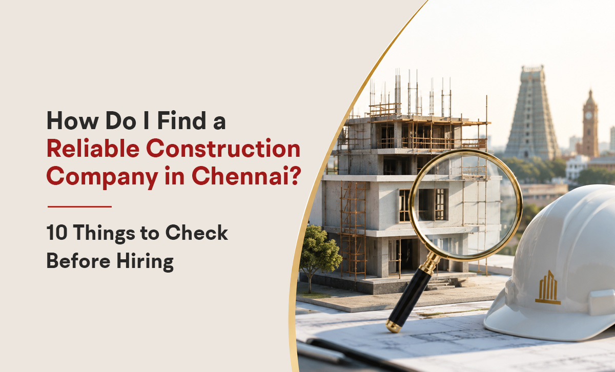 Structural design services by best builders in Chennai for villas and individual house projects
